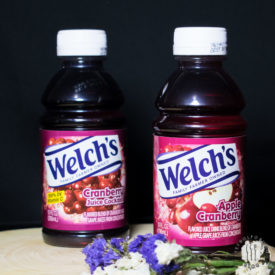 Welch's Cranberry Juice Cocktail and Apple Cranberry