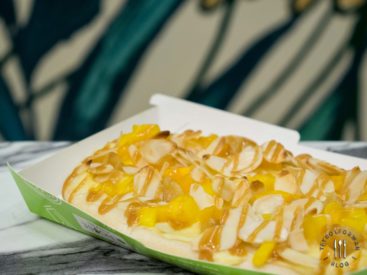 Mango and Cream Qizza