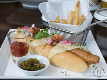 Footlong Reuben Dog Sandwich