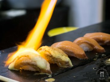 Salmon Aburi