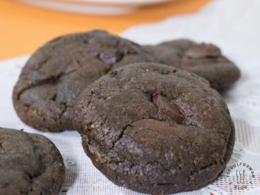 Triple Dark Chocolate Cookies