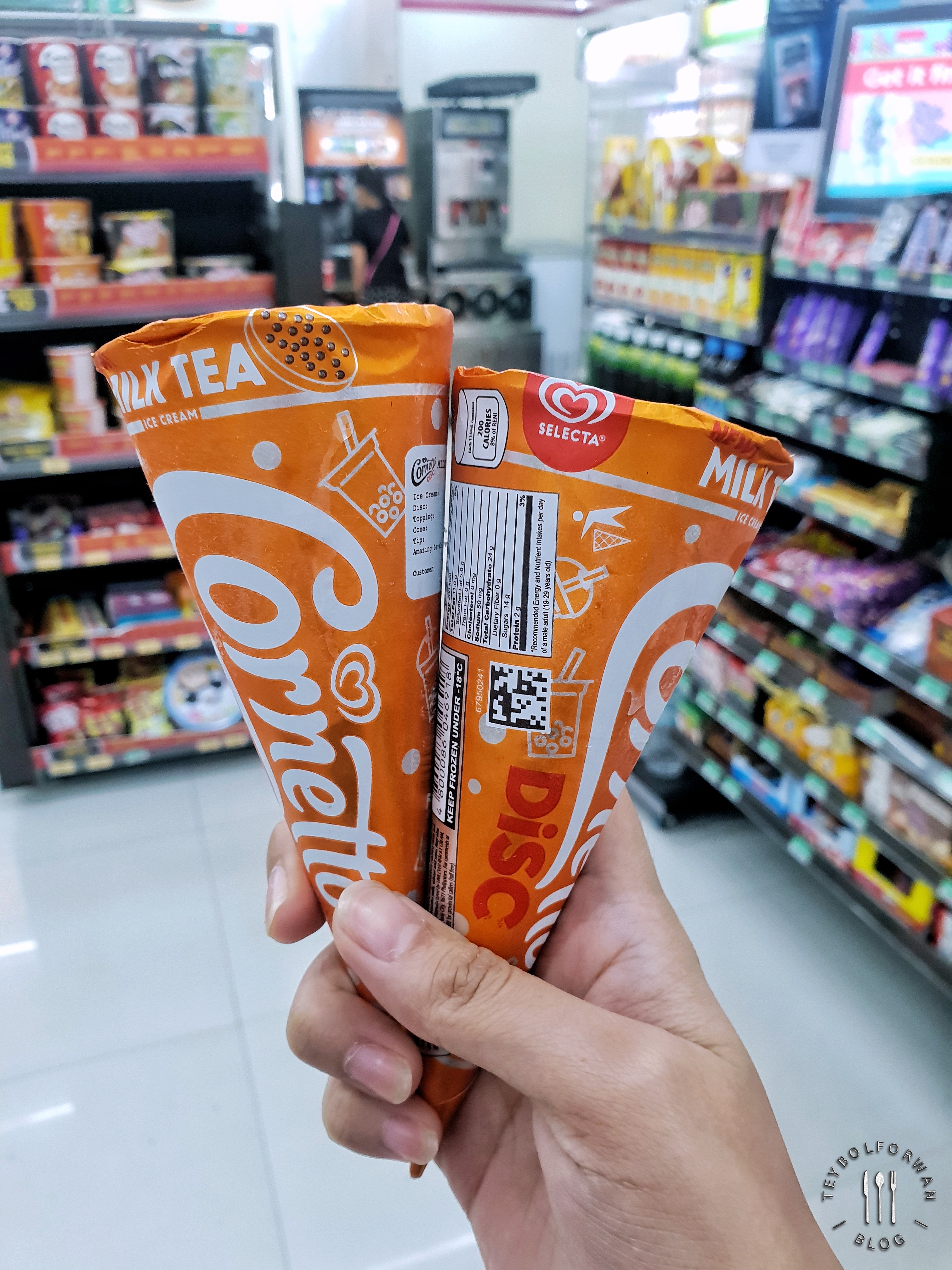 Selecta Cornetto Disc Milk Tea