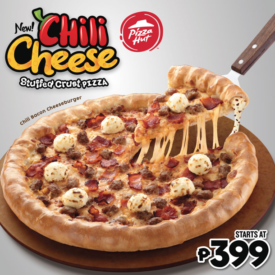 Chili Cheese Stuffed Crust Pizza
