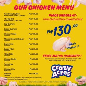 Chicken Delivery In Metro Manila