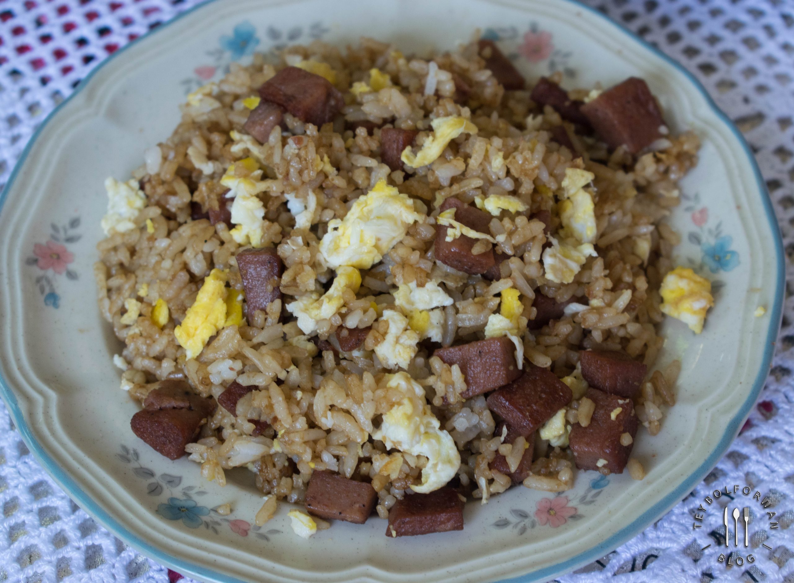 Fried Rice Made Special With Meat Loaf!