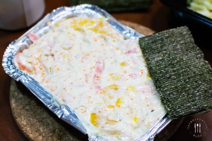 Cheesy California Crunch Sushi Bake