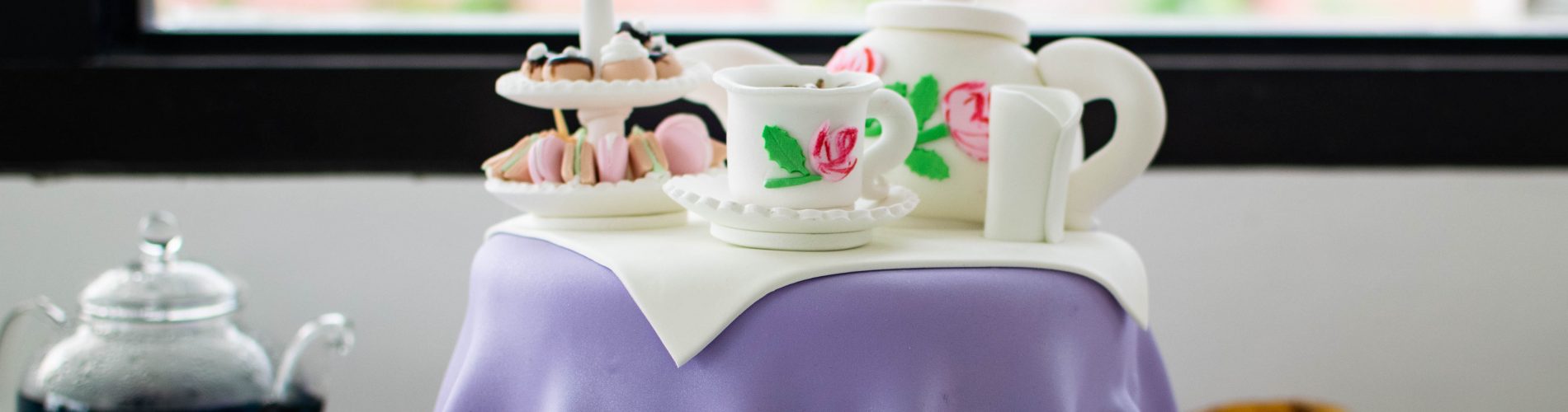 Tea Party Inspired Cake