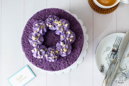 Ube Sans Rival Cake