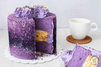 Ube Sans Rival Cake