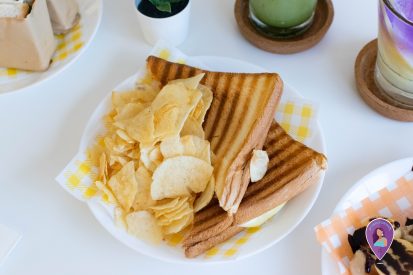 Grilled Cheese and Chips